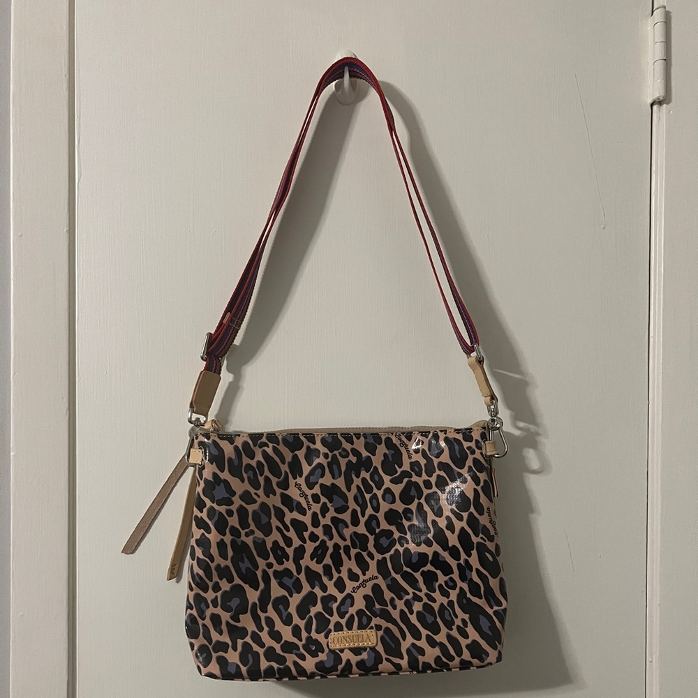 Consuela Blue Jag downtown crossbody purse